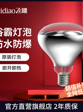 飞雕灯暖浴霸275W取暖球泡E27