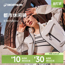 迪卡侬低强度支撑运动内衣女无缝长款 速干透气骑行内搭外穿SAS1