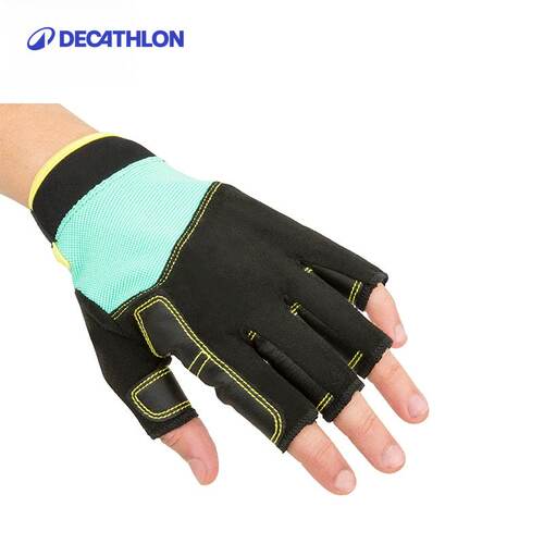 迪卡侬男露航海帆船oda半指手套