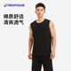 运动t恤宽松坎肩外穿短袖 迪卡侬背心男健身春夏打底汗衫 无袖 SAT1