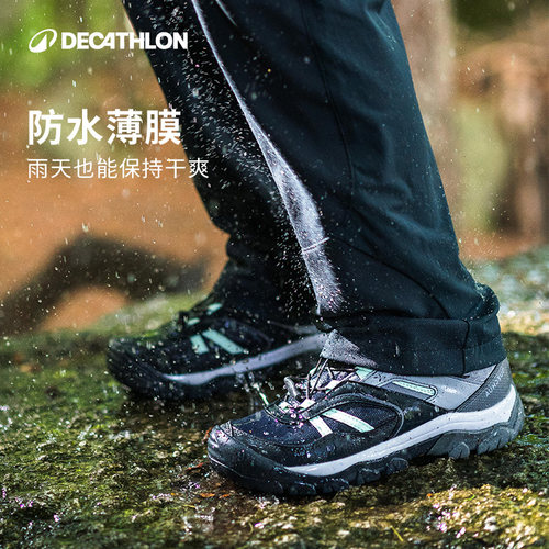 迪卡侬旗舰店儿童防水登山鞋