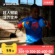 迪卡侬SUPERMAN联名儿童短袖 男女童透气亲肤排汗快干柔软T恤KIDC