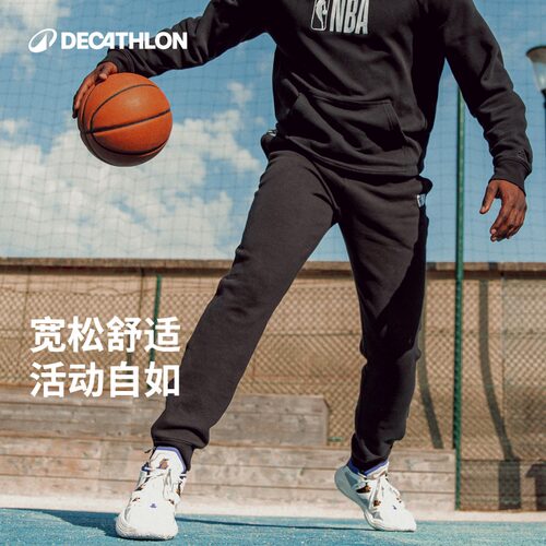 迪卡侬运动加绒保暖长裤