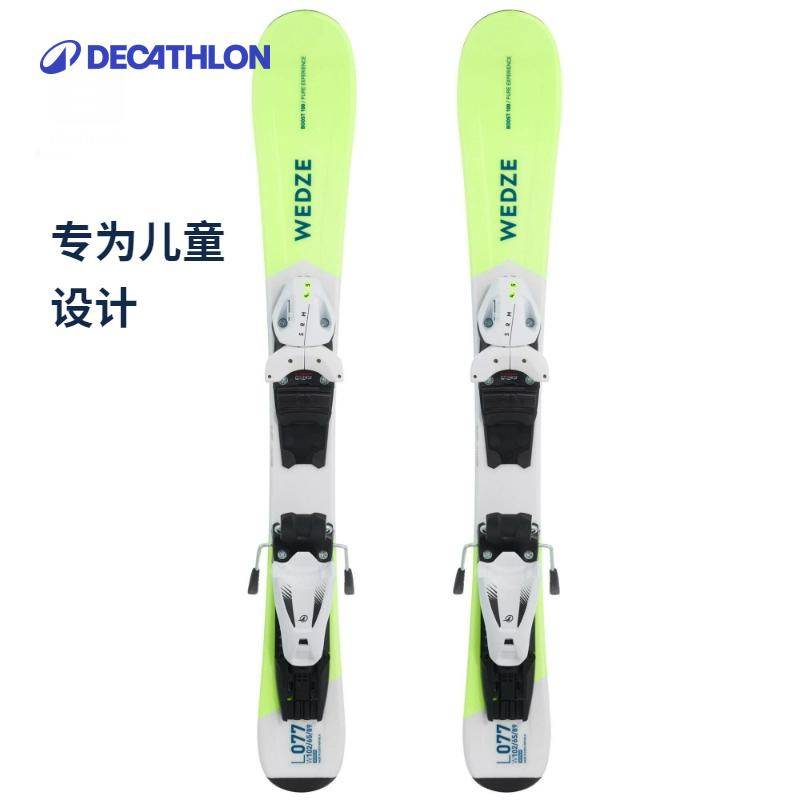 迪卡侬儿童滑雪板双板
