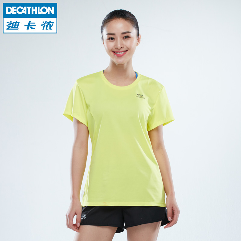 Tshirt de sport femme DECATHLON 8056602 en polyester - Ref 458938 Image 2