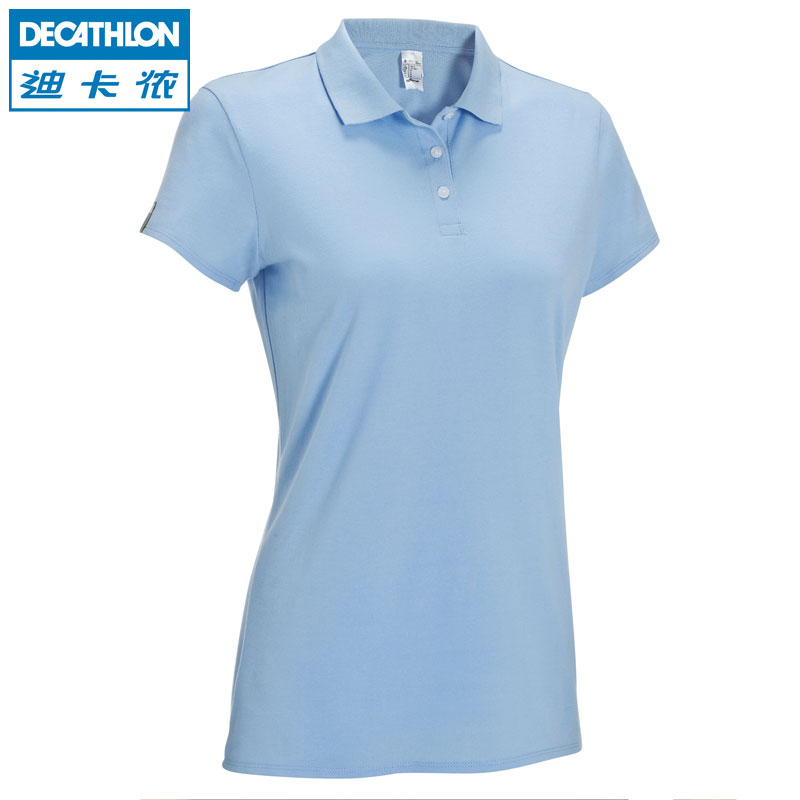 Polo sport femme DECATHLON en coton - Ref 551431 Image 2