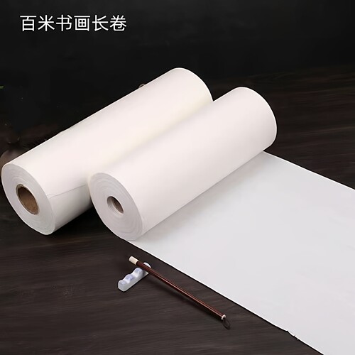 生宣书法国画创作用百米水墨长卷