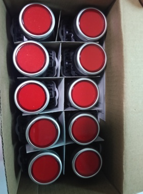 全新原装常熟红色220V带灯按钮LA168-11D/20A32