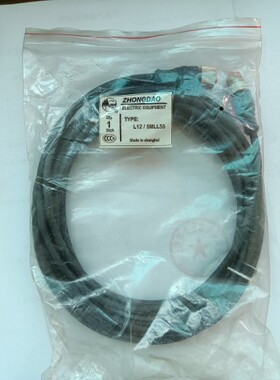 全新ZHONGDAO接近开关五米电缆L12/5MLL55