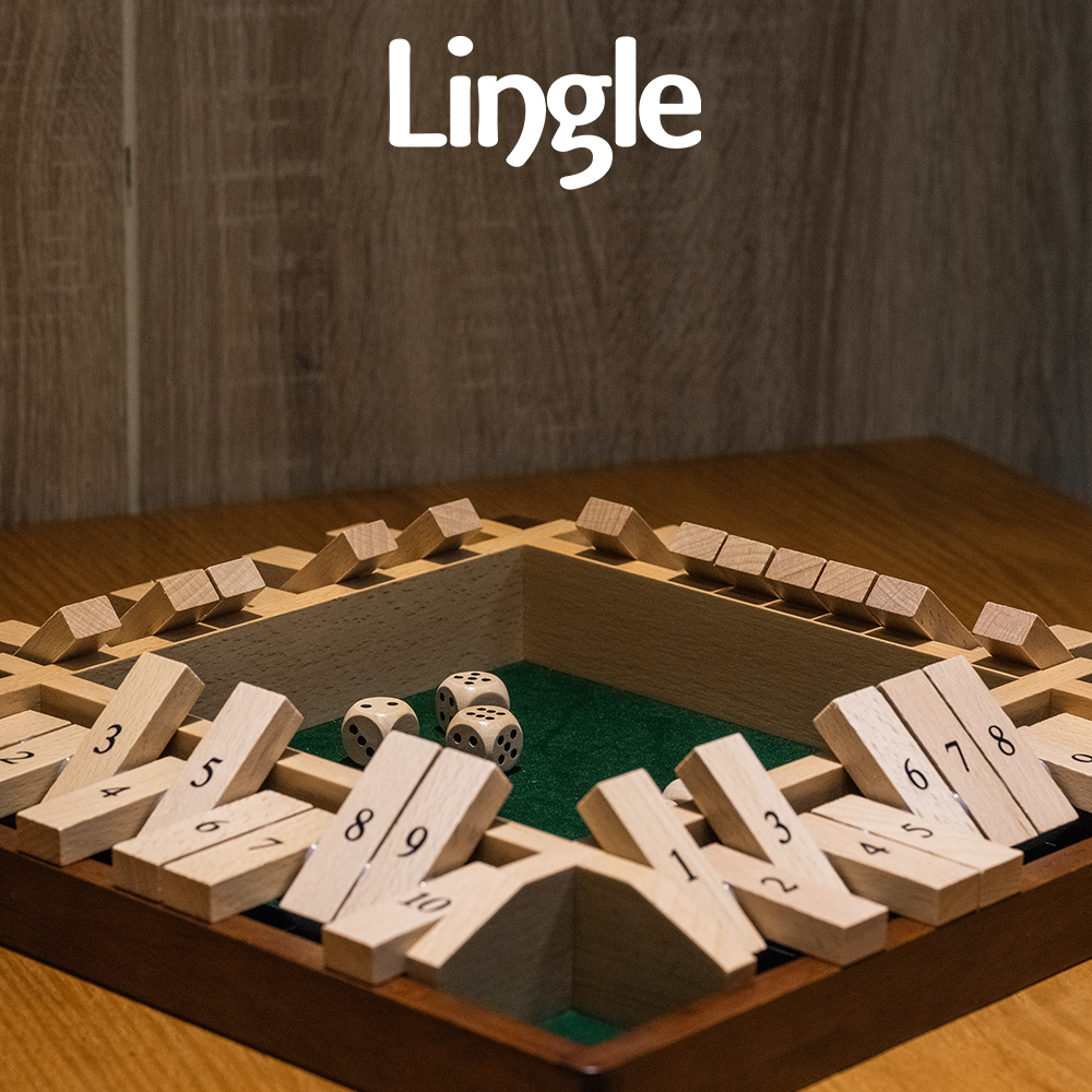 木质四面数字翻盘游戏儿童益智加减逻辑思维训练亲子互动桌游玩具