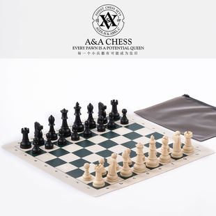 chess棋子 高檔國際象棋兒童小學生便攜比賽專用培訓教學棋盤套裝