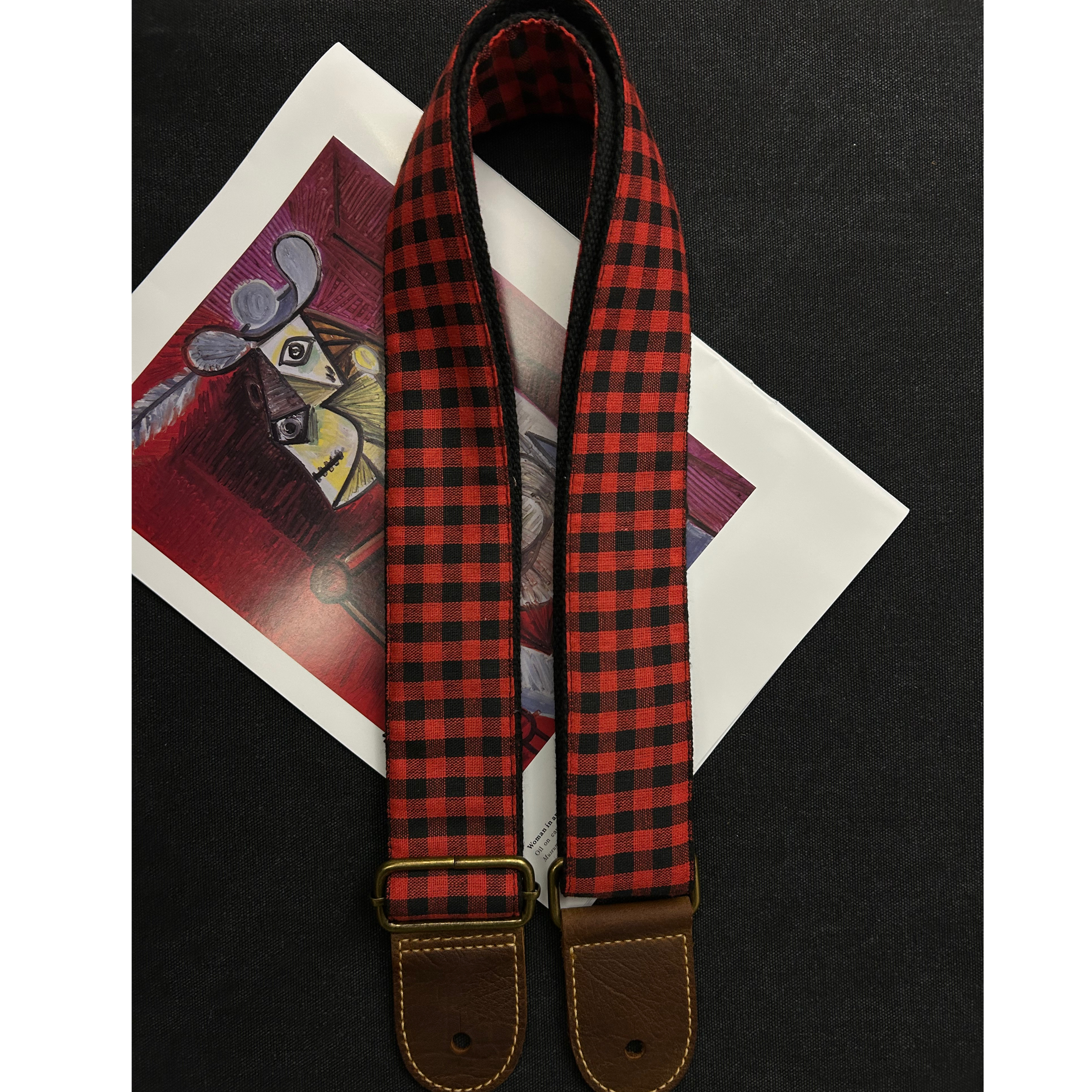 朋克英伦艺术感原创设计吉他背带