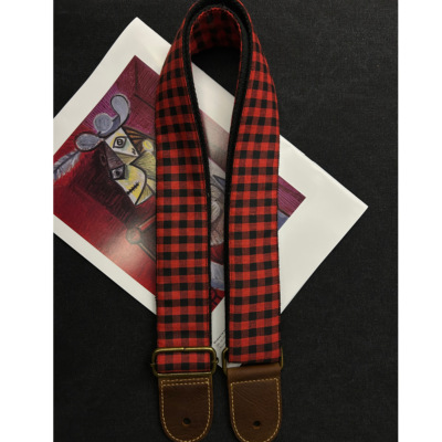 朋克英伦艺术感原创设计吉他背带