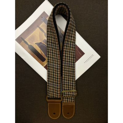 英伦千鸟格Harristweed吉他背带