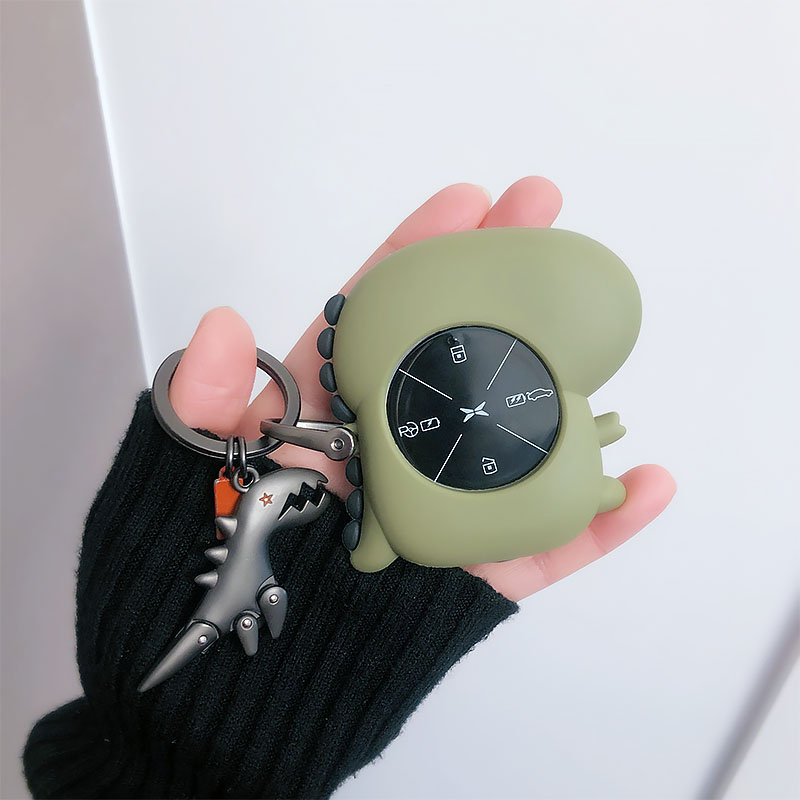 款小鹏p7硅匙2020款G3卡通硅胶