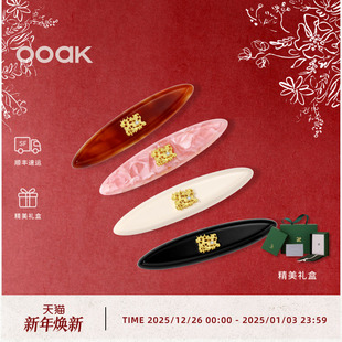 OOAK列维斯蕾丝边发夹侧边刘海夹前额无痕高级感新年礼物