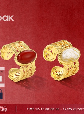 OOAK蕾丝裙摆戒指小众设计