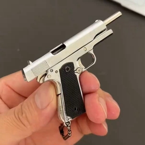 1:3全金属柯尔特M1911手枪模型可拆卸合金枪模仿真玩具钥匙扣挂件