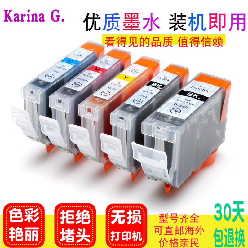 适用佳能iP3300/iP4200/iP4300/iP5200/MP510打印机墨盒PGI-5BK