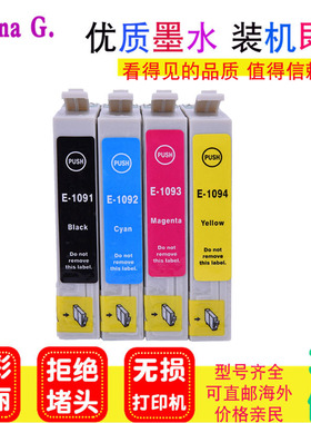 适用爱普生ME300 520 600F 650FN 700FW 1100 510打印机墨盒T1091