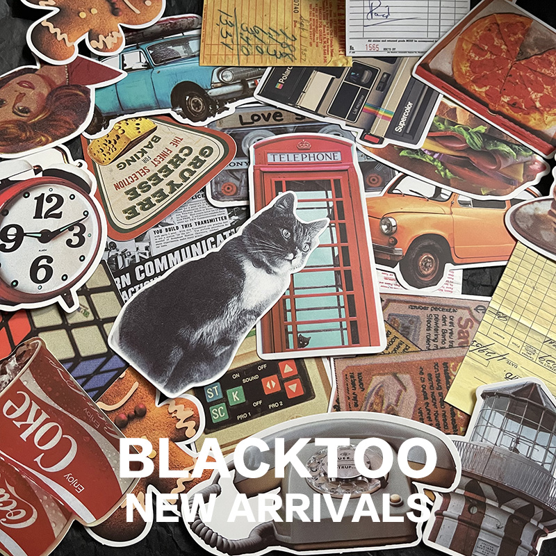 blacktoo/复古系磁带ins风贴纸