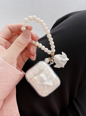 巴洛克玫瑰天使适用ikf find air5代无线蓝牙耳机壳mini4保护套fly硅胶Venus防摔Zing减号pro3代青春版sun