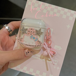 土星Kitty猫适用弱水时砂openfree蓝牙耳机保护套openfun新款earfree i5透明弱水琉璃X软壳挂件少女心