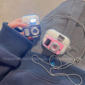 3i新款 Air3pro无线蓝牙耳机壳A4可爱tws3e tws5防摔iqoo tws A2软壳 发光相机适用vivo air2pro保护套A3 TWS