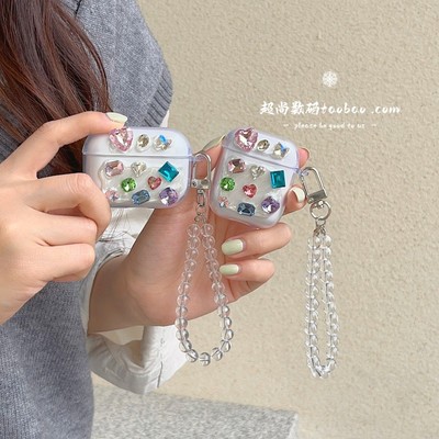 彩色水钻漫步者lolliANC蓝牙t套comfoclipQ/x5evo/x3Pro/airX/lollipro3i/2S/lolliclip/zeroclip耳机保护套