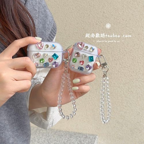 vivo硅胶软水钻耳机壳少女