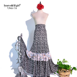 弗拉门戈舞裙练习裙佛朗明哥高弹舞裙多色可选2024新款 EKK31