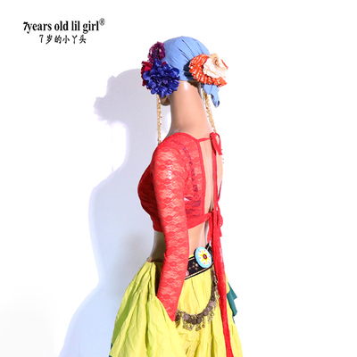 蕾丝露背上衣7yearsoldlilgirl