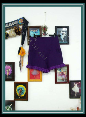 芭蕾瑜伽钢管舞肚皮舞弹力棉小高腰打底 平角短裤热销CB104