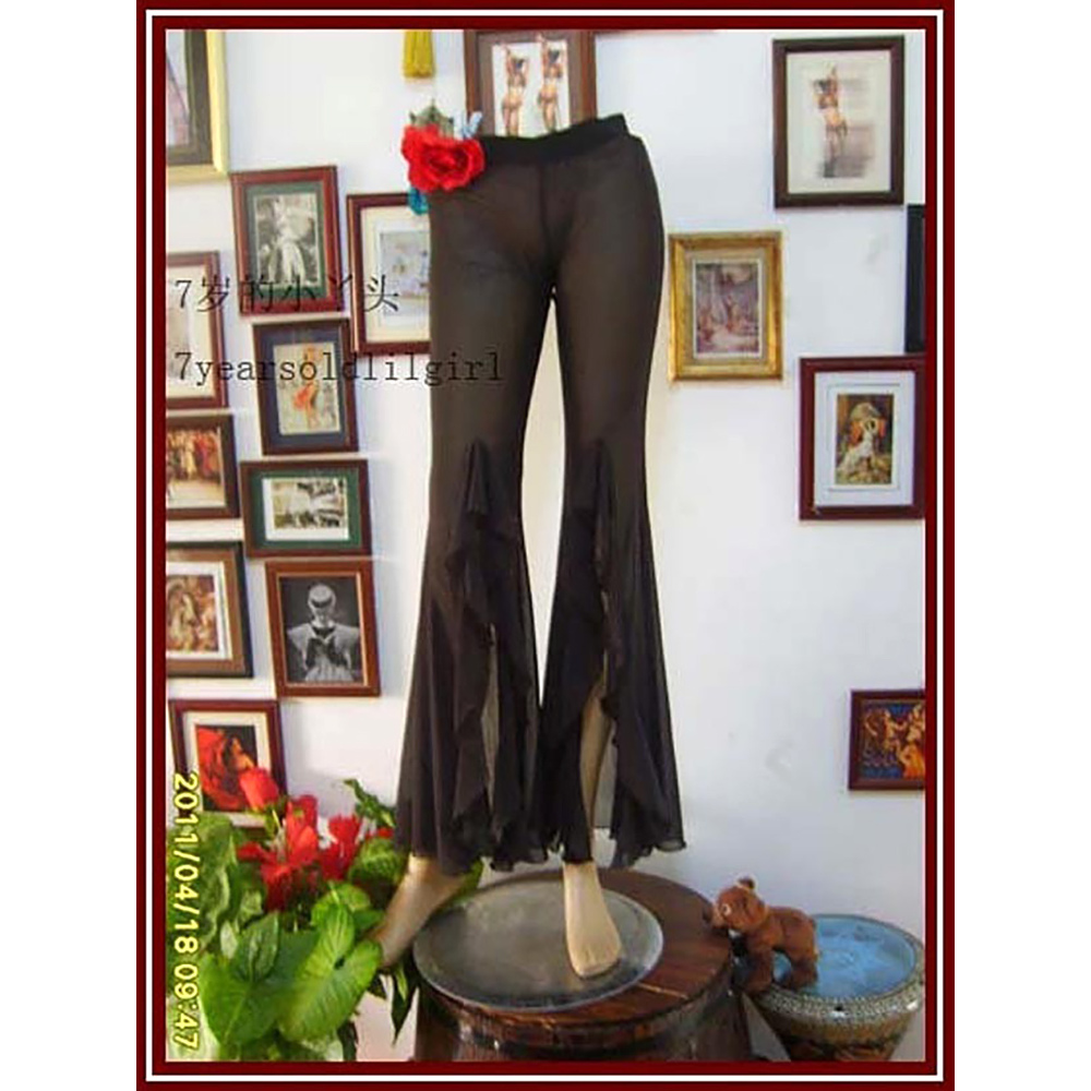 7yearsoldlilgirl肚皮舞网纱裤子