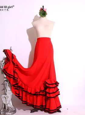 西班牙弗拉门戈Flamengo舞裙新款原创练功服热卖DTT58