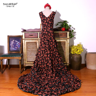 7yearsoldlilgirl西班牙舞裙