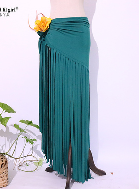 肚皮舞胯巾腰链2021新款上市大师款波西米亚人棉长流苏胯巾BL219