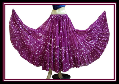 舞蹈服热销ATS部落肚皮舞吉普赛全棉4层20米大裙  EZ11