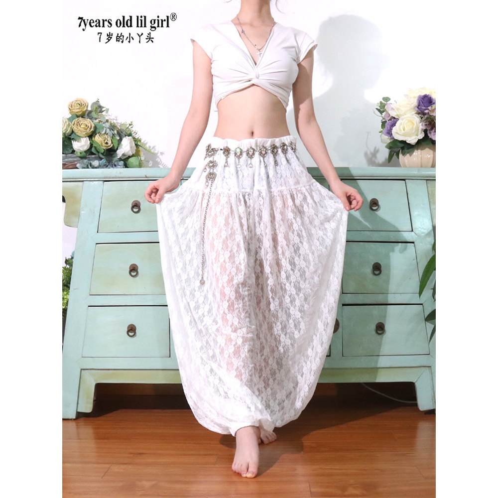 肚皮舞蕾丝灯笼裤裤现货特卖GA100