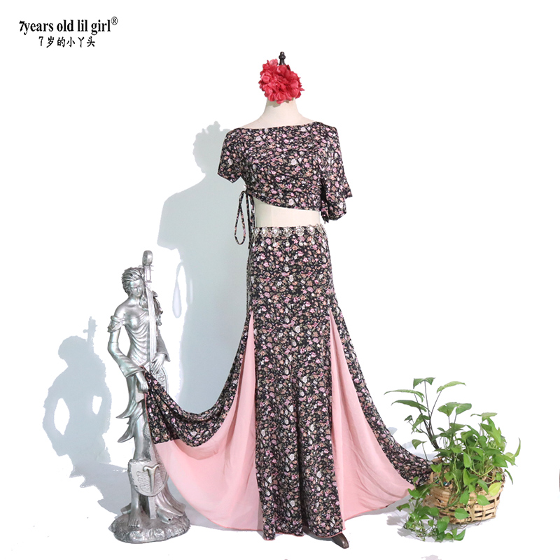 肚皮舞连衣裙套装新品2025秋冬春夏练功服装挪威麻练习服演出RM67