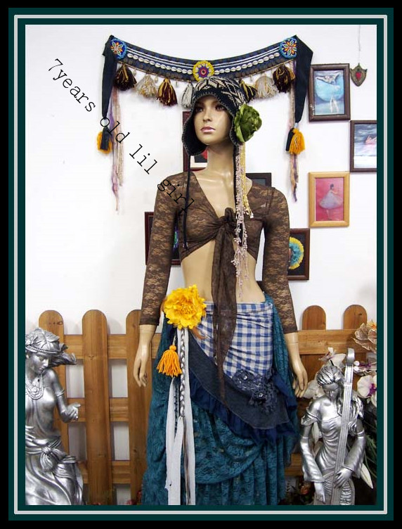 舞蹈服肚皮舞热销长袖 韩国蕾丝开襟9分袖小上衣 品牌DM53