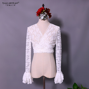 舞蹈服热销肚皮舞2021新款蕾丝弗拉门戈上衣品牌设计EUU15