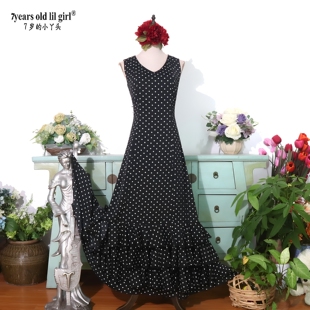 定制原创品牌Flamenco弗拉门戈西班牙舞裙连衣裙演出服舞裙ENN31