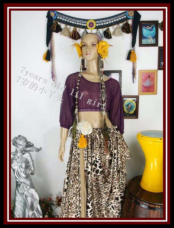 肚皮舞品牌新款套装宽松练功服台湾水纱蝙蝠袖上衣BF31