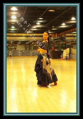 ATS部落肚皮舞choli上衣短袖韩国蕾丝V领露背原创设计DQ67