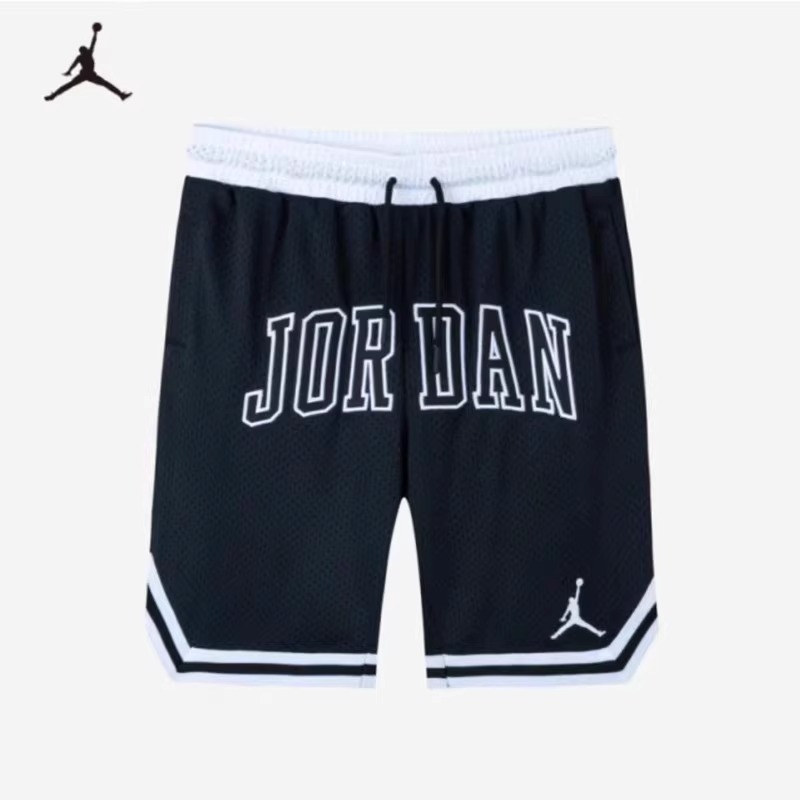 Nike AJ Jordan耐克儿童装男童透气网眼运动篮球裤短裤五分裤裤子
