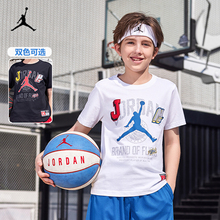 Nike耐克童装儿童休闲短袖T恤2025夏季飞人男童中大童运动短t上衣