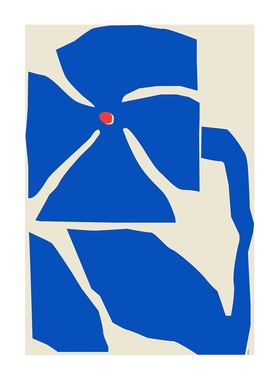 瑞典进口Paper Collective彩色装饰画海报抽象月亮绿色茶杯白兔