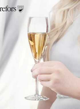 orrefors瑞典进口水晶玻璃More香槟杯 酒杯高脚杯4只套装结婚礼物