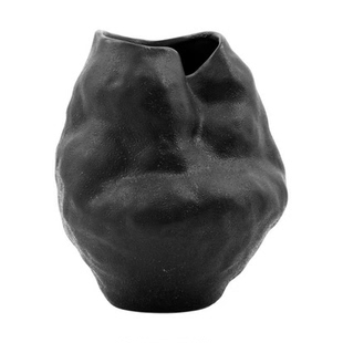 瑞典代购House Doctor异形石器花瓶手工制作哑光质朴礼物